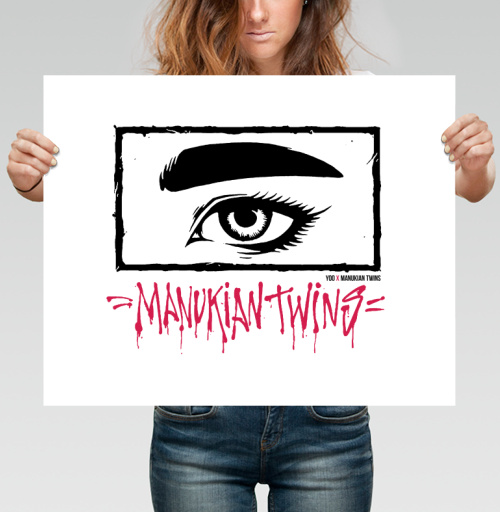 Фотография футболки Manukian Twins Eye  / Глаза близнецов Манукян