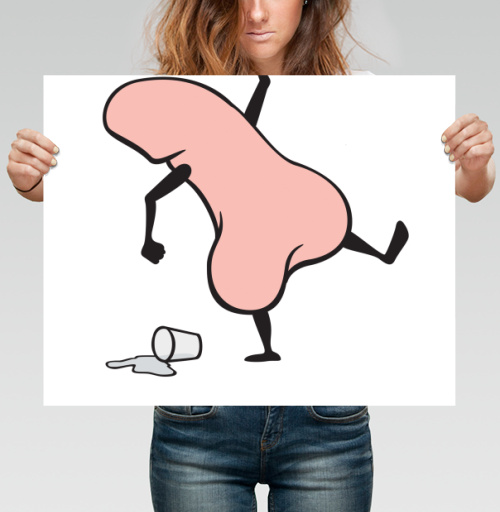 Фотография футболки Забавный пьяный пенис с бутылкой в руке Eddie the funky dick