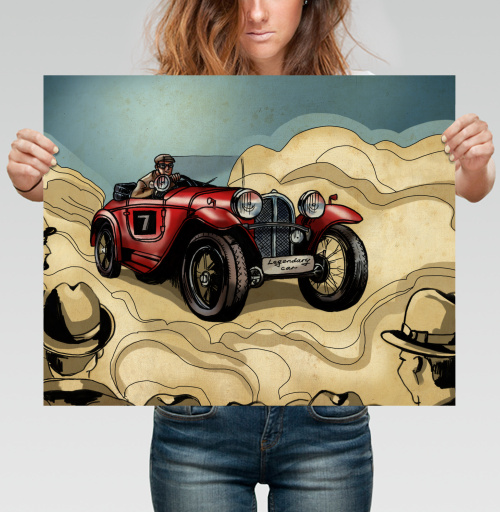 Фотография футболки Legendary car / Легендарный автомобиль