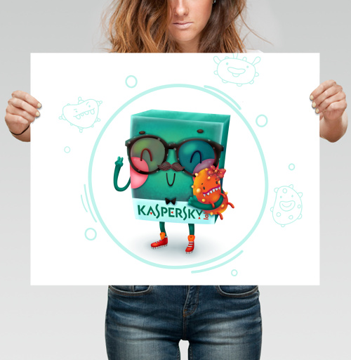 Фотография футболки Kaspersky Lab Hipster / Лаборатория Касперского Хипстер
