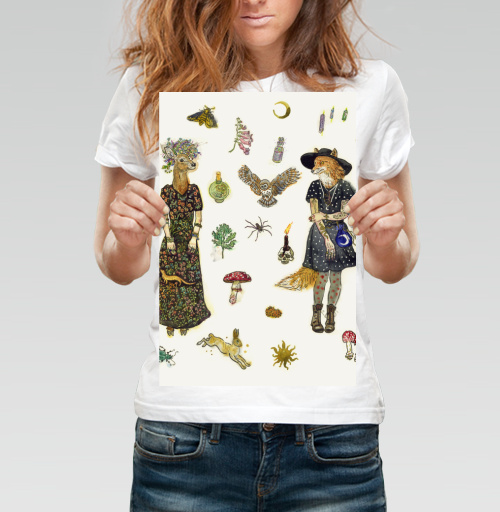 Фотография футболки Forest witches fashion. / Мода лесных ведьм