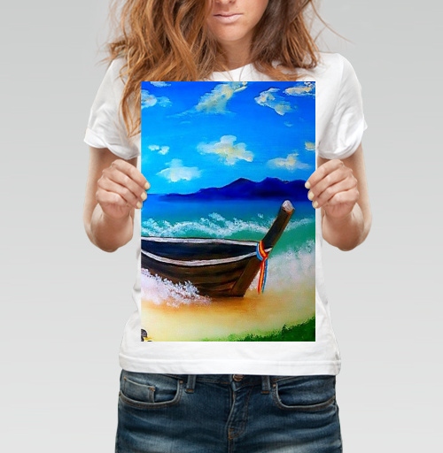 Фотография футболки Эх, море