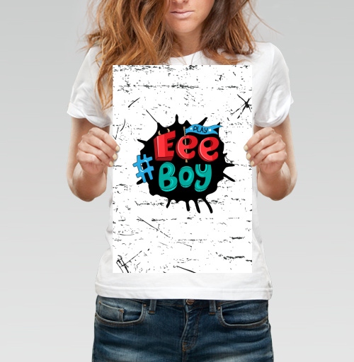 Фотография футболки Eee Boy. Play. / Иии Мальчик. Играй.