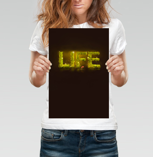 Фотография футболки LIFE пробьется
