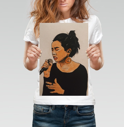 Фотография футболки Singer  / Певица