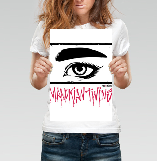 Фотография футболки Manukian Twins Eye  / Глаза близнецов Манукян