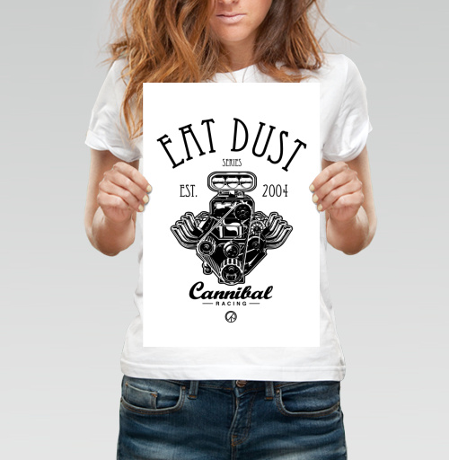 Фотография футболки Двигатель Eat Dust Cannibal Racing 2004