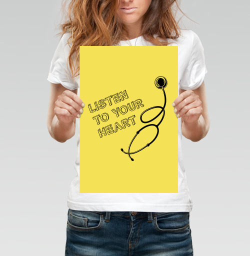 Фотография футболки Listen To Your Heart