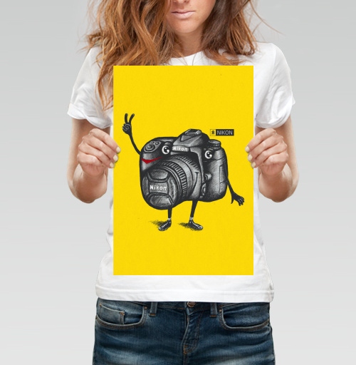 Фотография футболки Я Nikon
