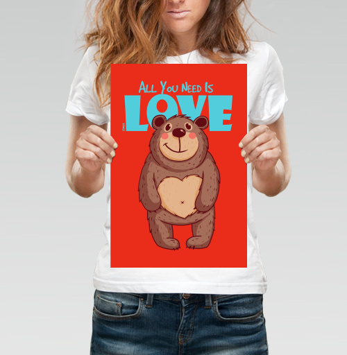 Фотография футболки All You Need Is Love