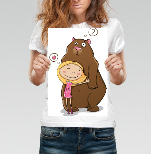 Фотография футболки I like teddy bears