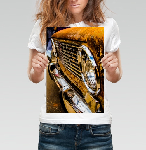 Фотография футболки Ржавый автомобиль