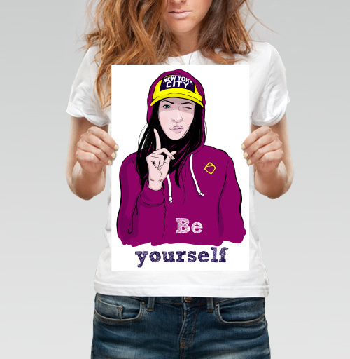 Фотография футболки Be yourself