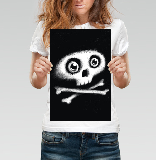 Фотография футболки Skull & bones
