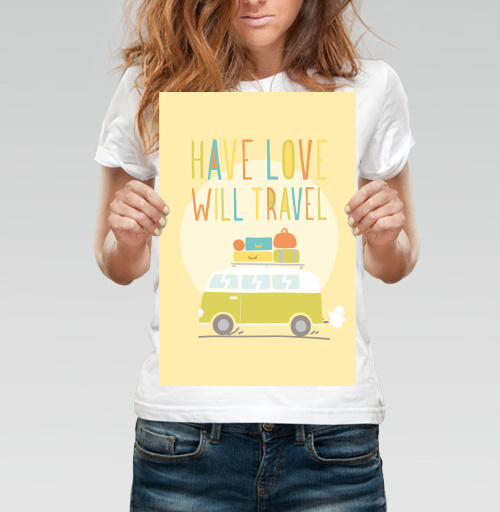 Фотография футболки Любовь и путешествия