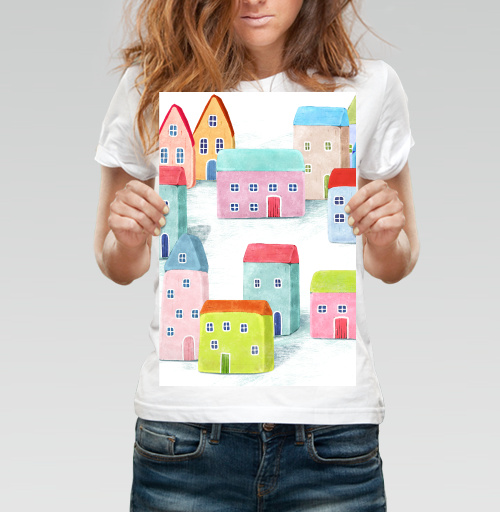 Фотография футболки Тихий город