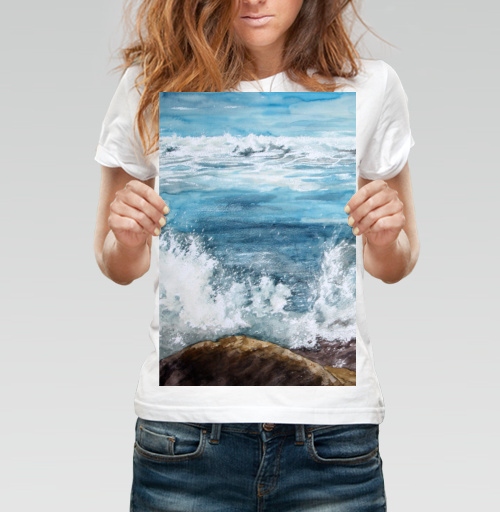 Фотография футболки Танец пены морской