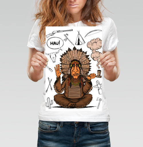 Фотография футболки Вождь индейцев