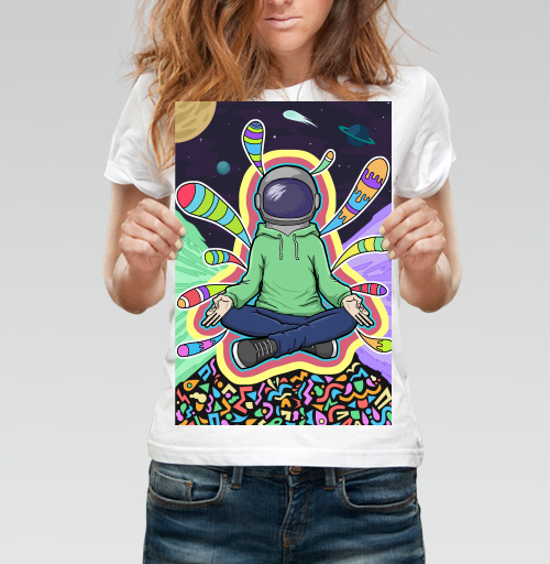 Фотография футболки Духовный космонавт