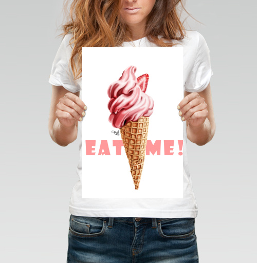 Фотография футболки Мороженое - рожок