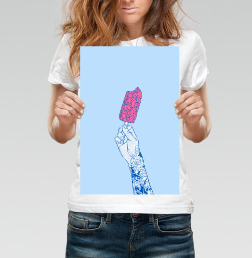 Фотография футболки Мозги мороженое! ммм