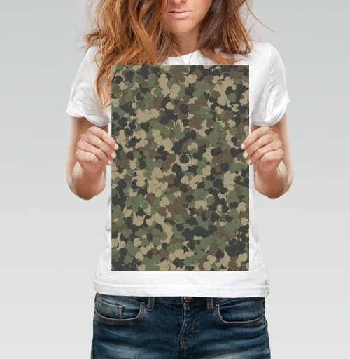 Фотография футболки Камуфляж с резиновыми уточками