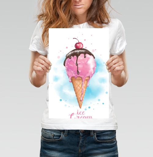 Фотография футболки Фруктовое мороженко