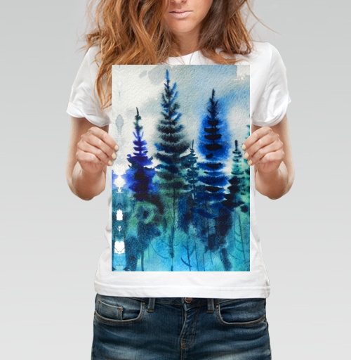 Фотография футболки Северный лес