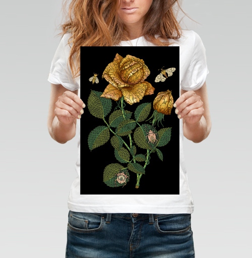 Фотография футболки Fantastic flower
