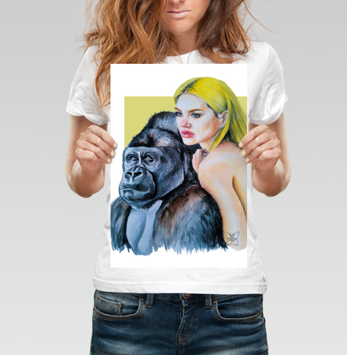 Фотография футболки Тотем горилла