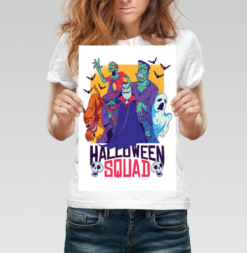Фотография футболки Хэллоуинский отряд