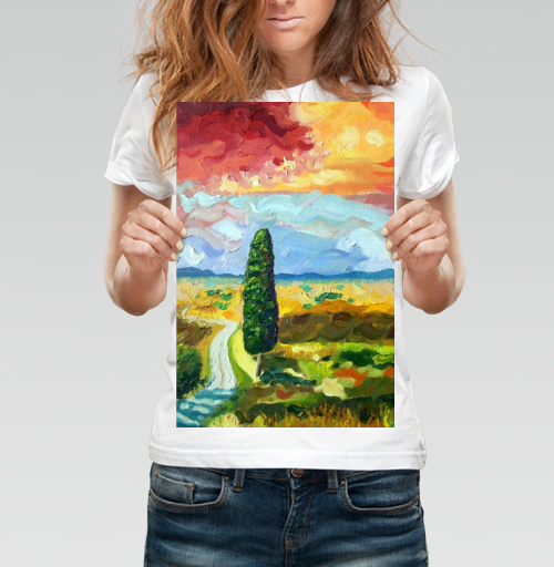 Фотография футболки Тосканский полдень