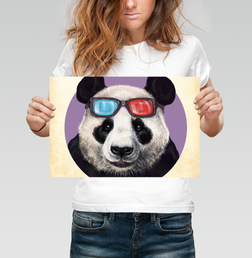 Фотография футболки Панда и супер-очки