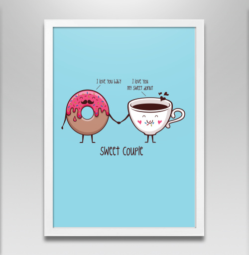 Фотография футболки Пончик и кофе