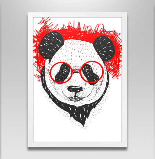 Фотография футболки Умный панда