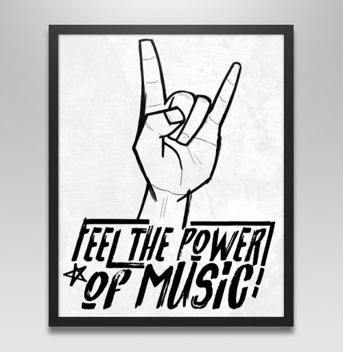 Фотография футболки Feel the power of music