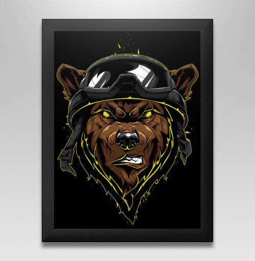 Фотография футболки Злой медведь
