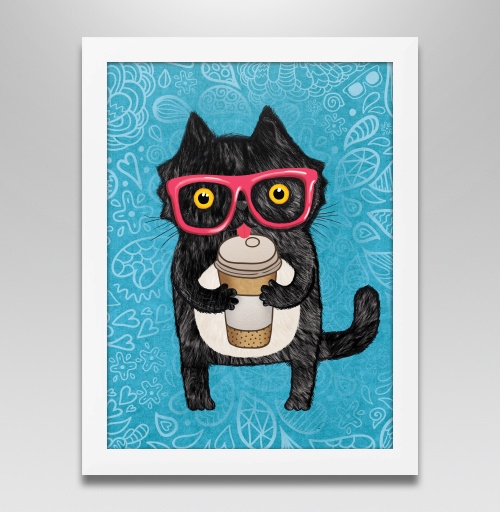 Фотография футболки Coffee-cat