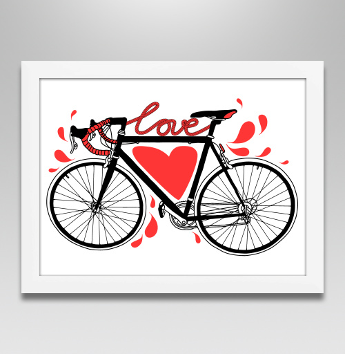 Фотография футболки Велосипедная любовь