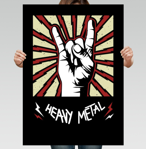 Фотография футболки Heavymetalblack
