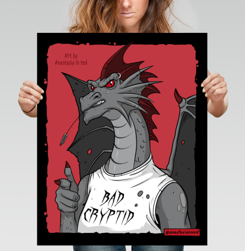 Фотография футболки Жуткий криптид