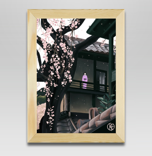 Фотография футболки Дерево сакуры