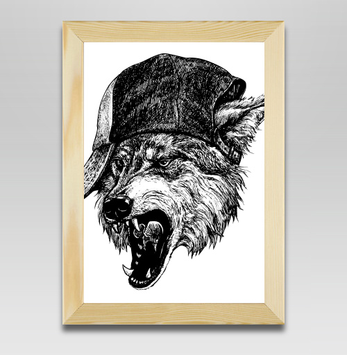 Фотография футболки Дерзкий волк