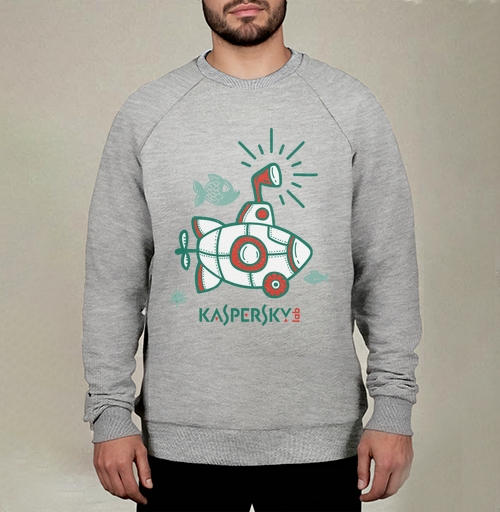 Фотография футболки Цветная игрушечная подводная лодка Kaspersky