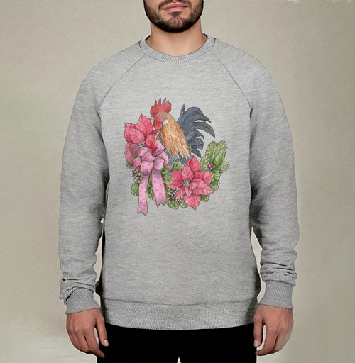 Фотография футболки Петух с венком