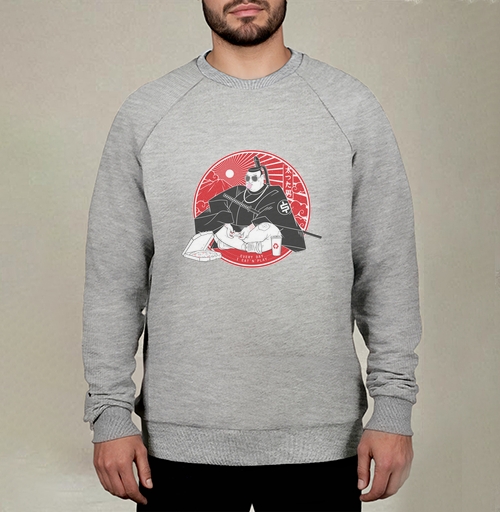 Фотография футболки Самурай Каждый день я ем и играю