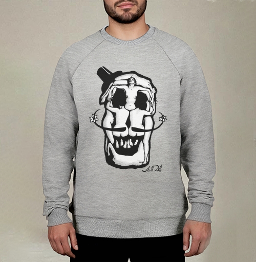 Фотография футболки Dali Skull