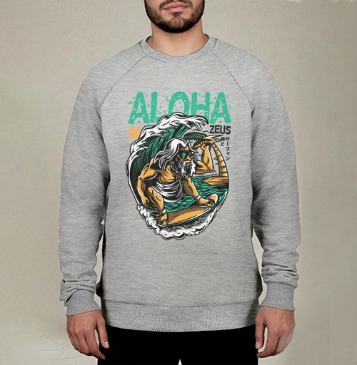 Фотография футболки Aloha Zeus / Алоха Зевс