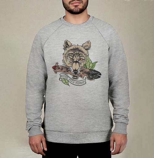 Фотография футболки Волка на охоте