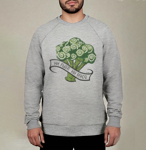 Фотография футболки Рисунок брокколи Ни рыба ни мясо
